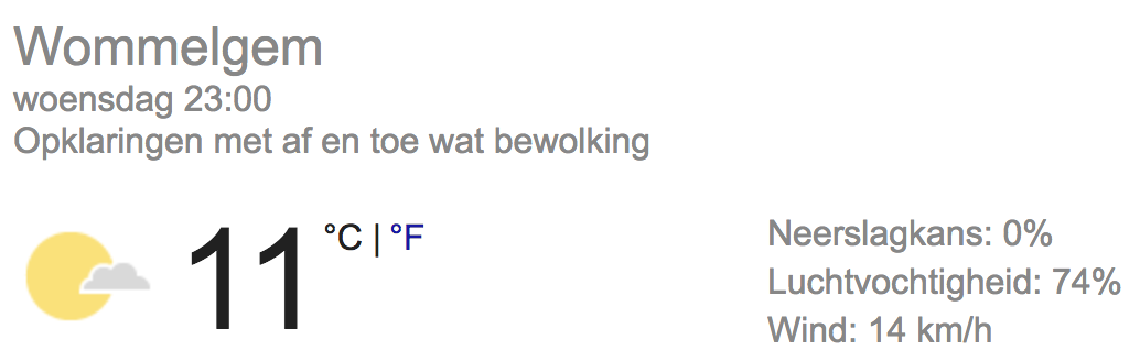 weerbericht