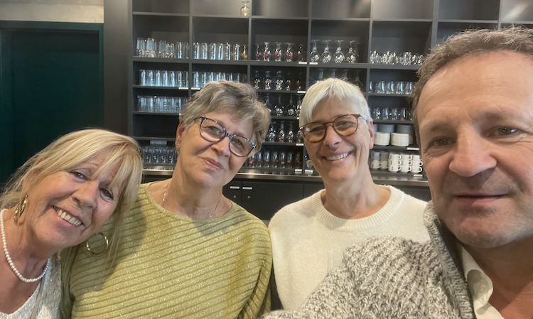 selfie van enkele personen