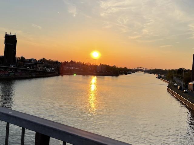 Zon op kanaal